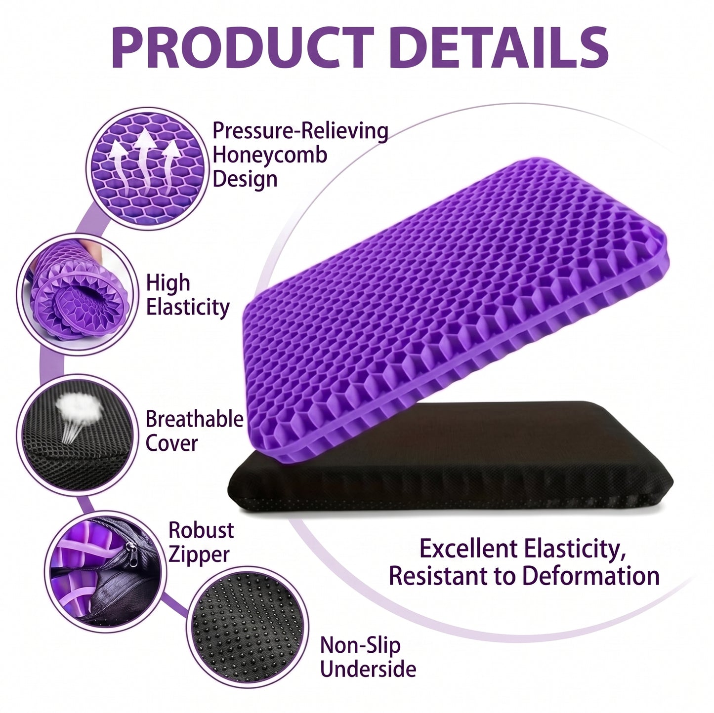 Ergonomisches Gel-Sitzkissen