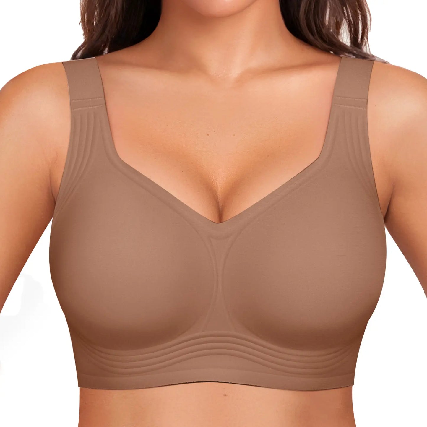 🏆LAST DAY SALE 49% OFF 🔥Super Firming Leopard Print Jelly  Bra | Women Wirefree Bras 👍No More Sagging Breasts