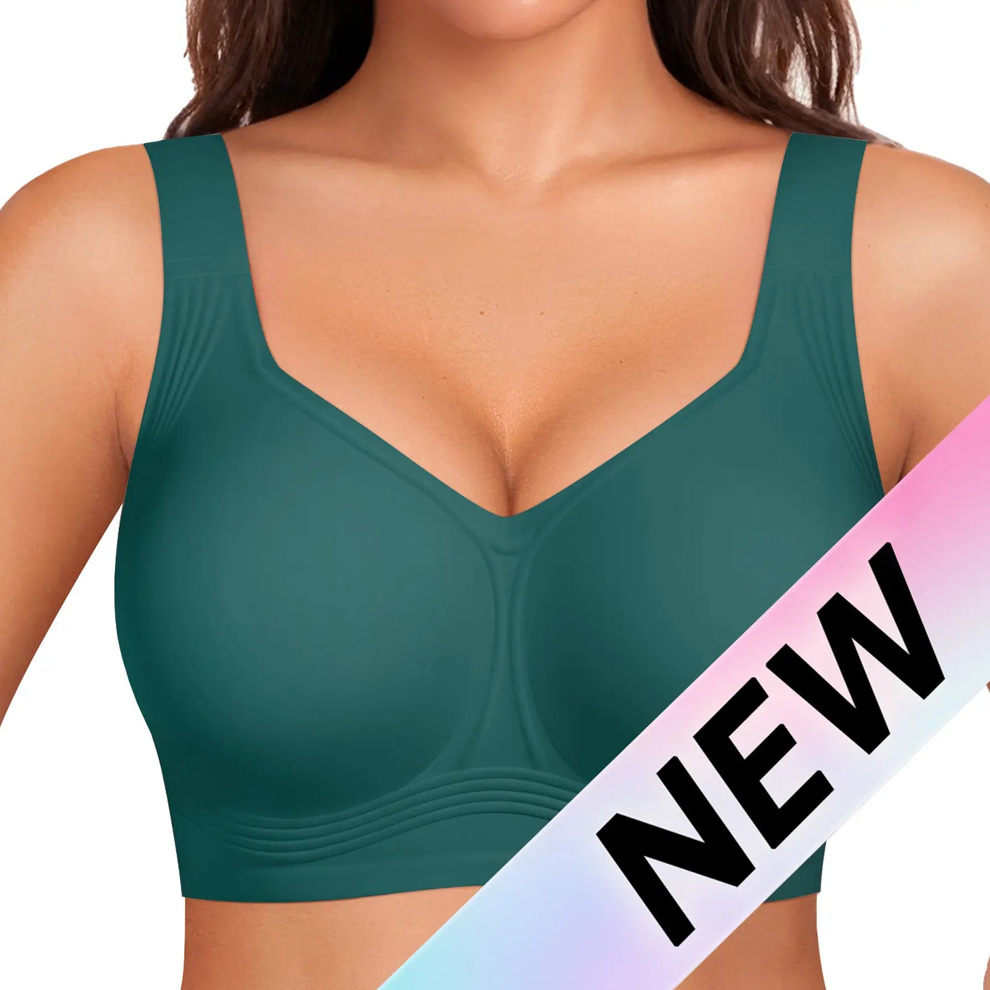 🏆LAST DAY SALE 49% OFF 🔥Super Firming Leopard Print Jelly  Bra | Women Wirefree Bras 👍No More Sagging Breasts