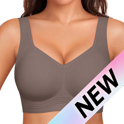 🏆LAST DAY SALE 49% OFF 🔥Super Firming Leopard Print Jelly  Bra | Women Wirefree Bras 👍No More Sagging Breasts